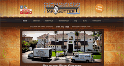 Desktop Screenshot of mrgutterinc.com